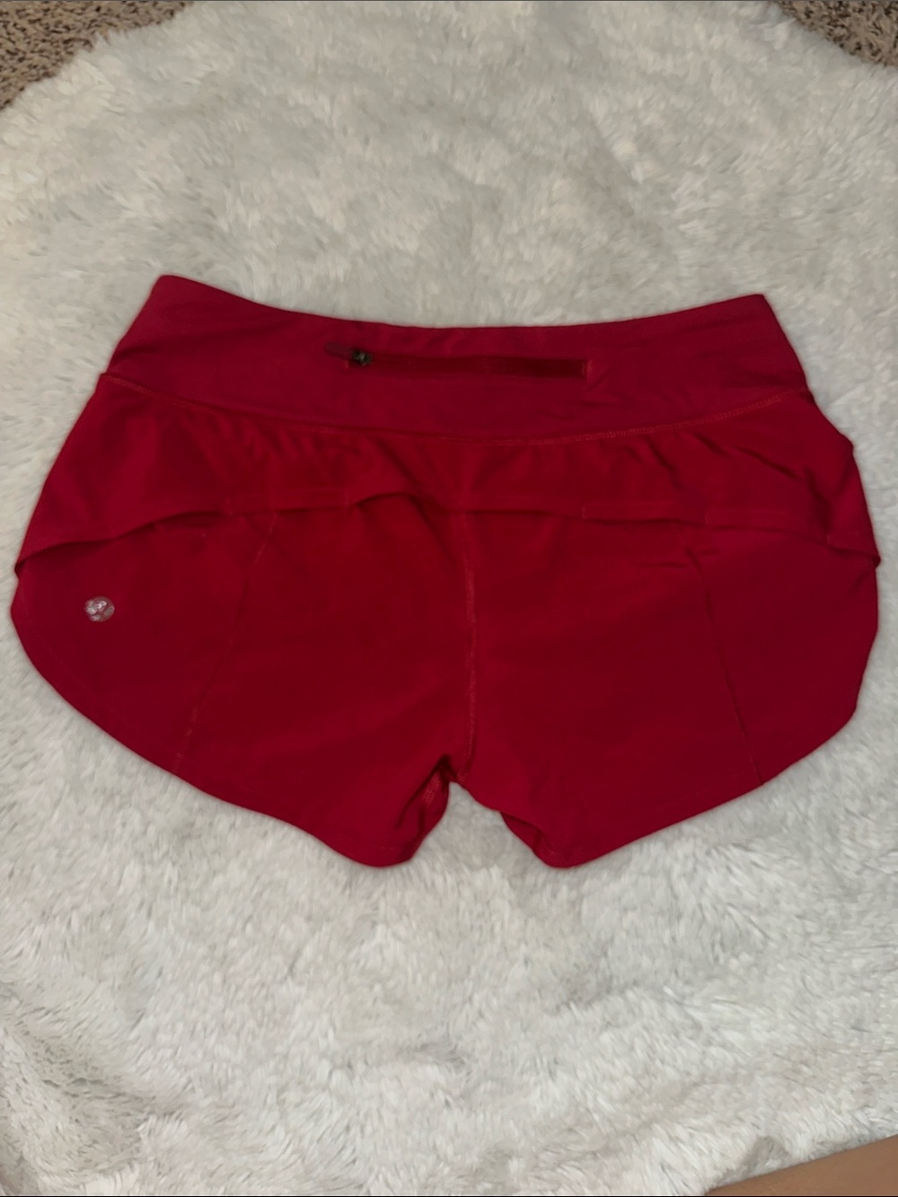 **RARE** Red Lululemon Athletica Run:Speed Shorts